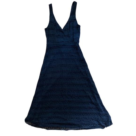 Show Me Your Mumu Jenn Black Tank Top Lace Maxi Dress sz M - Picture 2 of 5